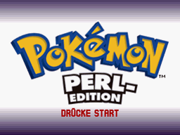 Startbild Pok&eacute;mon Perle