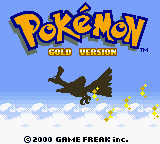 Startbild Pokémon Gold